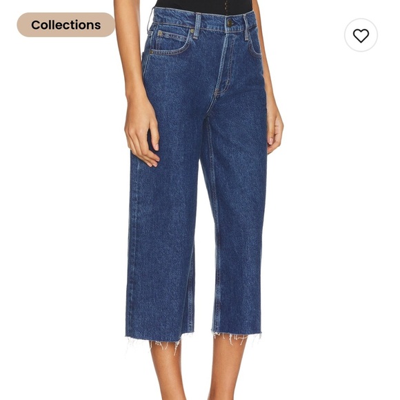 Frame High Rise Easy Capri Jeans - Picture 4 of 6